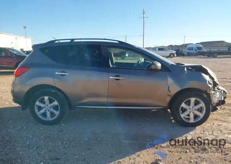 2009 Nissan Murano S z USA, uszkodzony, nr VIN JN8AZ18W69W147009